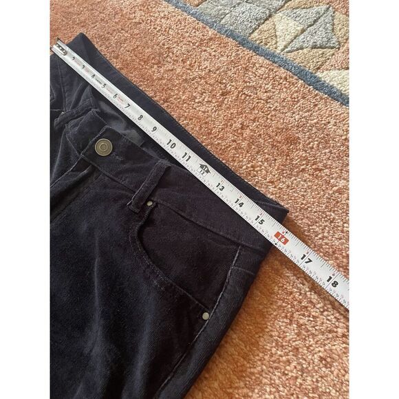 JW (JW Style) Corduroy Black Women’s Boot Cut  Stretch Jeans Pants Size 8 - Picture 4 of 7